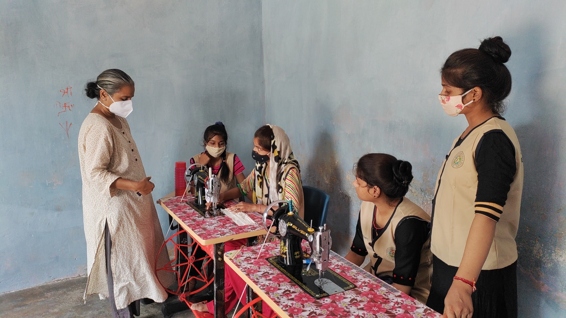 Artisan group celebrating a successful project